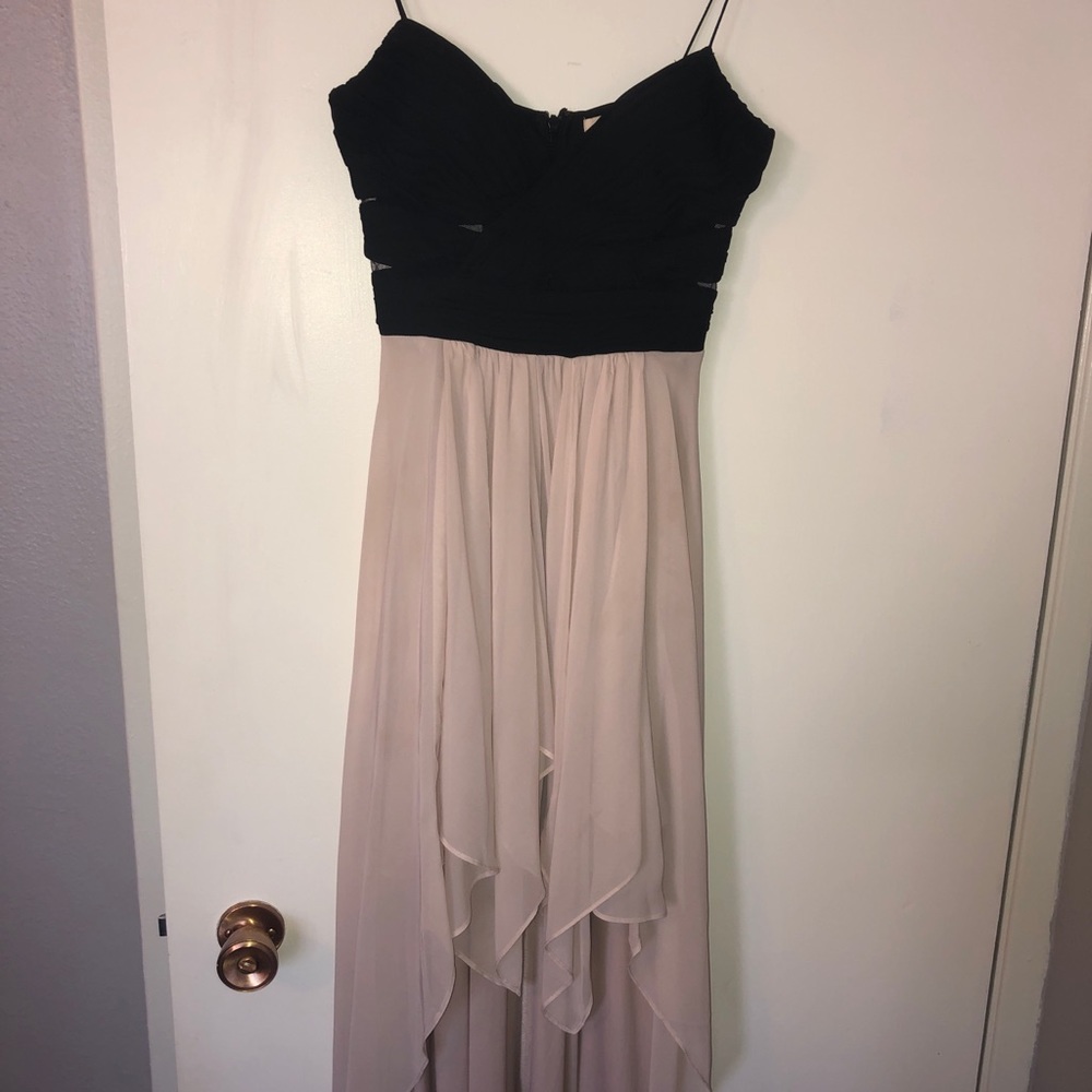 High low chiffon dress